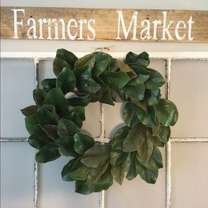 Farmhouse large magnolia wreath